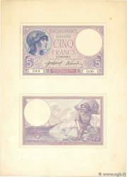 5 Francs FEMME CASQUÉE Épreuve FRANCE  1917 F.03.00Ec pr.NEUF