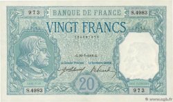 20 Francs BAYARD FRANCE  1918 F.11.03 SUP