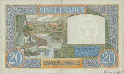 20 Francs TRAVAIL ET SCIENCE FRANCE  1940 F.12.06 SUP