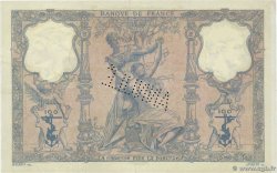 100 Francs BLEU ET ROSE Annulé FRANCE  1899 F.21.12 VF+