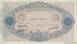 500 Francs BLEU ET ROSE FRANKREICH  1930 F.30.33 VZ