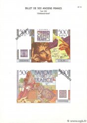500 Francs CHATEAUBRIAND Planche FRANCE  1945 F.34pl NEUF
