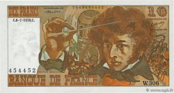 10 Francs BERLIOZ FRANCE  1978 F.63.25W306 AU