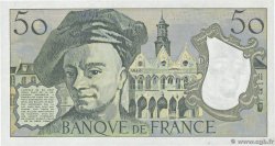 50 Francs QUENTIN DE LA TOUR Petit numéro FRANCIA  1988 F.67.14A50 q.FDC