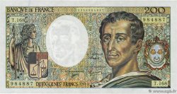 200 Francs MONTESQUIEU Modifié FRANCE  1994 F.70/2.02