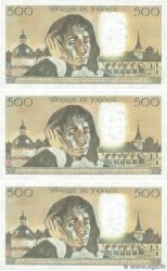 500 Francs PASCAL Consécutifs FRANCE  1984 F.71.30 pr.NEUF