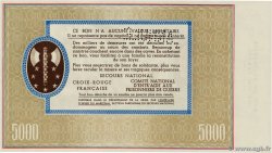 5000 Francs BON DE SOLIDARITÉ Annulé FRANCIA  1941 KL.13 q.FDC
