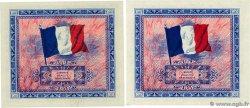 2 et 5  Francs DRAPEAU Lot FRANCE  1944 VF.16.02 et 17.02  UNC