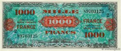 1000 Francs FRANCE FRANKREICH  1945 VF.27.02 fST