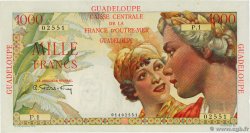 1000 Francs Union Française GUADELOUPE  1946 P.37a SUP