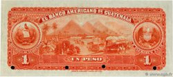 1 Peso Spécimen GUATEMALA  1895 PS.111s fST