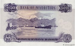 50 Rupees ISOLE MAURIZIE  1972 P.33b q.FDC