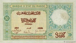 50 Francs MAROKKO  1931 P.19 SS