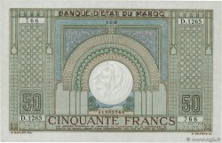 50 Francs MAROCCO  1945 P.21 q.FDC