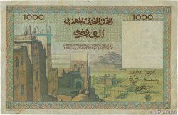 1000 Francs MAROC  1951 P.47 TB