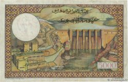 50 Dirhams sur 5000 Francs MARUECOS  1953 P.51 BC+