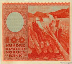 100 Kroner NORVÈGE  1955 P.33b SPL+