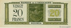 20 Francs NOUVELLE CALÉDONIE  1944 P.49 XF+