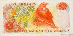 5 Dollars Petit numéro NEW ZEALAND  1967 P.165a UNC