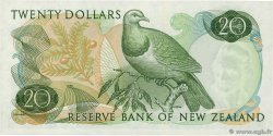 20 Dollars Petit numéro NEW ZEALAND  1977 P.167c UNC-