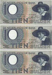 10 Gulden Consécutifs PAESI BASSI  1944 P.059 AU