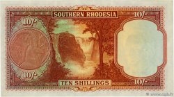 10 Shillings SOUTHERN RHODESIA  1951 P.09f XF