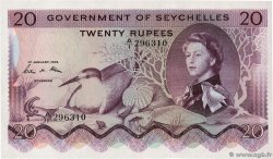 20 Rupees SEYCHELLES  1974 P.16c FDC