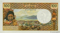 100 Francs TAHITI Papeete 1969 P.23 fST+