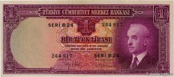 1 Lira TURKEY  1942 P.135 UNC
