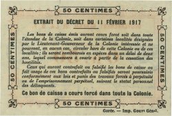 0,50 Franc IVORY COAST  1917 P.01b UNC-