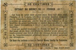 50 Centimes SENEGAL  1917 P.01c F-