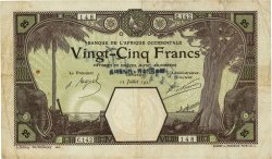 25 Francs GRAND-BASSAM FRENCH WEST AFRICA Grand-Bassam 1923 P.07Db var S