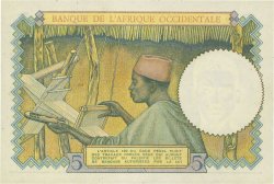 5 Francs FRENCH WEST AFRICA  1937 P.21 q.FDC