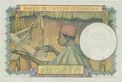 5 Francs FRENCH WEST AFRICA  1942 P.25 SC+