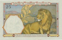 25 Francs FRENCH WEST AFRICA  1942 P.27 AU+