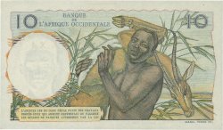 10 Francs FRENCH WEST AFRICA  1946 P.37 XF+