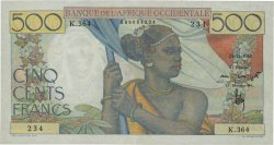 500 Francs FRENCH WEST AFRICA  1948 P.41 AU