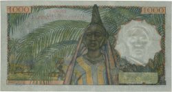 1000 Francs FRENCH WEST AFRICA  1953 P.42 XF+