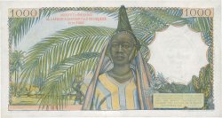 1000 Francs FRENCH WEST AFRICA  1955 P.48 EBC