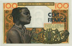 100 Francs STATI AMERICANI AFRICANI  1958 P.002b FDC