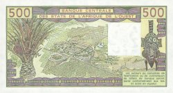 500 Francs ESTADOS DEL OESTE AFRICANO  1989 P.106Al FDC
