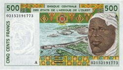 500 Francs ESTADOS DEL OESTE AFRICANO  2002 P.110Am FDC