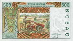 500 Francs ESTADOS DEL OESTE AFRICANO  2002 P.110Am FDC