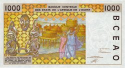 1000 Francs WEST AFRIKANISCHE STAATEN  1991 P.111Aa fST+
