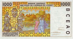 1000 Francs WEST AFRICAN STATES  1993 P.111Ac UNC-