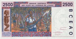 2500 Francs WEST AFRICAN STATES  1992 P.112Aa UNC