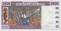 2500 Francs STATI AMERICANI AFRICANI  1993 P.112Ab FDC