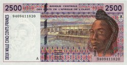2500 Francs WEST AFRIKANISCHE STAATEN  1994 P.112Ac fST+