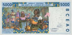 5000 Francs WEST AFRIKANISCHE STAATEN  1992 P.113Aa fST+