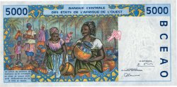 5000 Francs ESTADOS DEL OESTE AFRICANO  1996 P.113Ae FDC